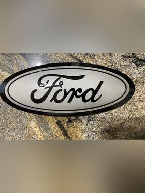Custom 2017-2019 Ford F250 Oval Tailgate Emblem HC3Z-9942528-B